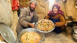 Daily Cave life and Cooking Delicious Qabuli Palaw Village life in Afghanistan [upl. by Durst]