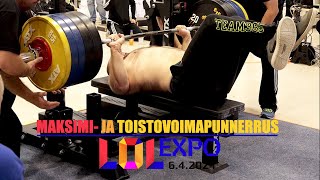 Maksimi ja toistovoimapunnerrus LOL Expo 2024 [upl. by Ekud]