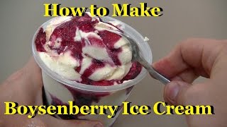 How to make Boysenberry Swirl Ice Cream [upl. by Vadnee]