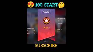 MASTER IN 100 START 🤫🔥shortsCIASH Squad rank push TO grandmaster 👿freefireshorts😡ytshorts [upl. by Niwde]