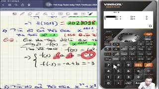 Ôn thi hsg Toán máy tính Casio  Vinacal  Tìm đa thức dưtmttuan [upl. by Serena]