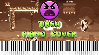 Dash Geometry Dash Piano Cover [upl. by Norword]