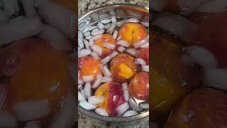 How to Blanch Peaches for Easy Peeling blanching peaches canning [upl. by Ennovihc38]