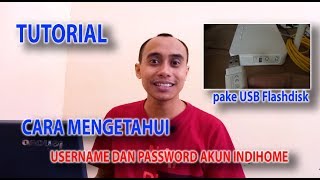 Cara melihat username dan password akun indihome [upl. by Llennhoj]