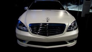 2013 MercedesBenz S550  Exterior and Interior Walkaround  2013 Salon de LAutomobile de Montreal [upl. by Aissenav]