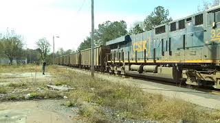 CSX E315 Passes Northbound through PetersburgVa [upl. by Richard69]