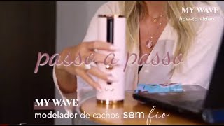 Modelador de cachos como usar  Sem Fio  My Wave  MQ Beauty [upl. by Mose]