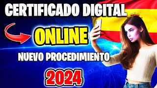 ✅ Cómo Obtener el CERTIFICADO DIGITAL FNMT con NUEVO SISTEMA DE IDENTIFICACIÓN DE VIDEO en España 💻 [upl. by Niwdog]