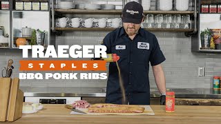 How to Cook BBQ Pork Ribs with Matt Pittman from Meat Church BBQ  Traeger Staples [upl. by Devaney]