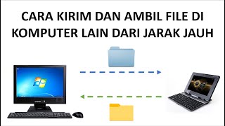 Cara Transfer File Dari Jarak Jauh Dengan AnyDesk [upl. by Einaffets180]