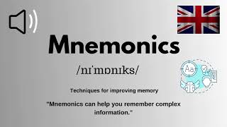 How to Pronounce Mnemonics in British Accent CorrectlyEnglish With Zee [upl. by Onivag]