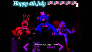 Happy 4th July everyone  FNAF black lights anamotronics  🇺🇸🇺🇸🇺🇸🇺🇸🥳🎊🎉🎆🎇 [upl. by Surbeck413]