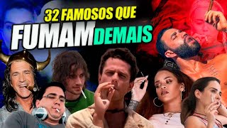 32 FAMOSOS QUE SÃO FUMANTES JÁ FORAM CRÍTICADOS E ALGUNS QUE PARARAM DE FUMAR CIGARROS [upl. by Avot140]