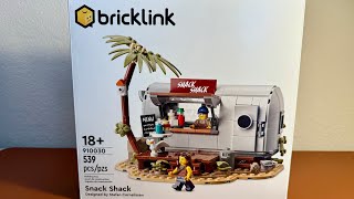 LEGO Bricklink Designer Program 910030 Snack Shack Review [upl. by Anin]