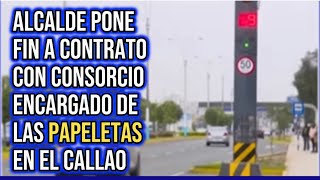 Callao alcalde pone fin a contrato de consorcio encargado de papeletas [upl. by Marriott195]