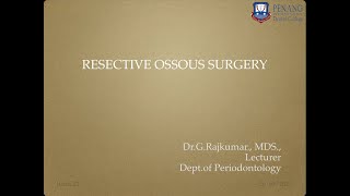 RESECTIVE OSSEOUS SURGERY [upl. by Schild786]