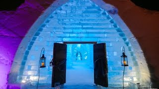 10 Magical Hotels Made Entirely of Ice [upl. by Kamillah]