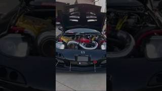 1200HP Mazda RX 7 Twin Turbo jdm shorts jdmloverkl07 [upl. by Lleda]