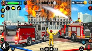 Fire Brigade Job  Fire Brigade Game  Open World Android Mobile Game [upl. by Monto]