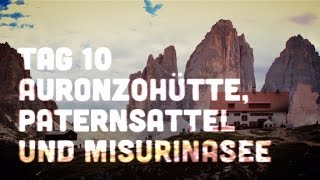 Dolomiten 2016 Tag 10  Wanderung über den Paternsattel zum Misurinasee [upl. by Snapp]