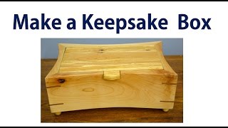 How to Make a Wooden Jewelry Box  Keepsake Box [upl. by Htnamas809]