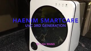 Review Haenim 3rd Generation UVC Pemakaian 1 Tahun  Baby Sterilizer  UV Box Anti Virus  Lisa Wang [upl. by Alesram]