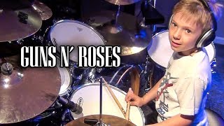 Paradise City 6 year old Drummer Guns N Roses [upl. by Mercorr]