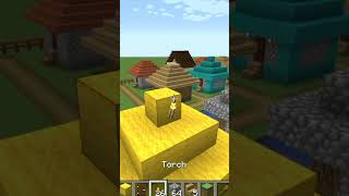 I build Small Village in Minecraft Creative mode 2024 Day 4268 shorts [upl. by Barfuss240]