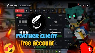 The Ultimate Free Feather Client for Minecraft Java  100 Workingquot [upl. by Pahl]