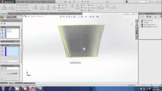 Solidworks 2015 Lofted Boss [upl. by Pieter452]