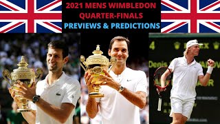 Mens Tennis  Wimbledon LAST 8 Full Previews amp Predictions  Ft Djokovic Federer amp more 🎾🏆 [upl. by Airahcaz712]