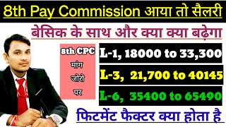 How to Increase Salary In 8th Pay Commission  8th CPC में Minimum Salary क्या होगी  फिटमेंट फैक्टर [upl. by Adnilab380]