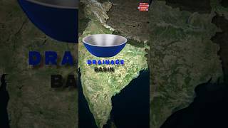 Drainage basin concept in one minute shorts [upl. by Yankee930]