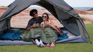 KingCamp Double Sleeping Bag Cozy Comfort for Camping Couples [upl. by Aitropal]