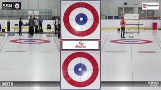 Curling Stadium  Kalamazoo  Sheet B 110824 [upl. by Eseerehs531]