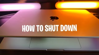 How To Shut Down Macbook Pro M1  How To turn Off MacBook Pro [upl. by Ihel524]