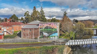 Deloraine Skate park Mural and the Deloraine Weir [upl. by Yoshiko]