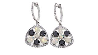 Rarities Gem and White Zircon Drop Earrings [upl. by Pedrick]