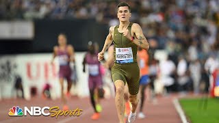 Revenge Jakob Ingebrigtsen get the best of Cole Hocker in 1500m Olympic rematch  NBC Sports [upl. by Malo]