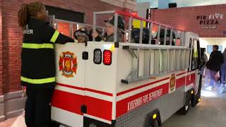 KidZania Dallas Firefighter role play for kids [upl. by Dloniger]