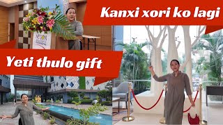 kANXI XORI KO LAGI YETİ THULO GIFT 🎁 🖤mayagurung9799 [upl. by Marielle]