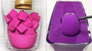 ASMR Kinetic Sand only clay cracking light plasticine 💙 Soap tubes 💙 Help you sleep 😴 [upl. by Atnahs]