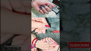 Easy Nail Art Tips at Home with Kajal Beauty Hacks  Nails Art Design [upl. by Saville]