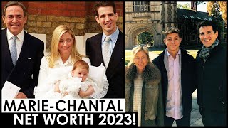 PRINCESS MARIE CHANTAL NET WORTH 2023 😍 CROWN PRINCE PAVLOS OF GREECE WIFE [upl. by Aiyotal]