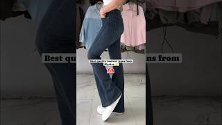 Bootcut jeans 👖 From Myntra  trending viral fashion shortvideo shortsfeed myntra outfit [upl. by Elleinad465]