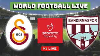 GALATASARAY X BANDIRMASPOR  SUPER LIGA TURQUIA  AO VIVO [upl. by Zerdna272]