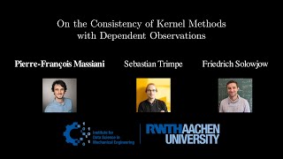 ICML 2024 On the Consistency of Kernel Methods with Dependent Observations [upl. by Fredi]