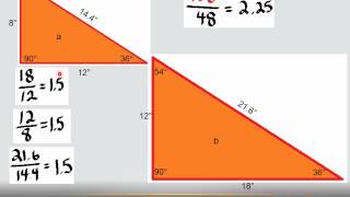 Geometry  Perimeter and Area of Similar Figures 7th grade math [upl. by Eniroc300]