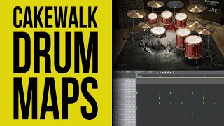 HOW TO USE DRUM MAPS IN CAKEWALK BY BANDLAB  Easy setup tutorial with free drum maps [upl. by Barbie]