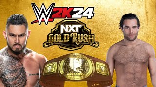 XYON QUINN VS NOAM DAR WWE 2K24 UniverseMode [upl. by Ode904]